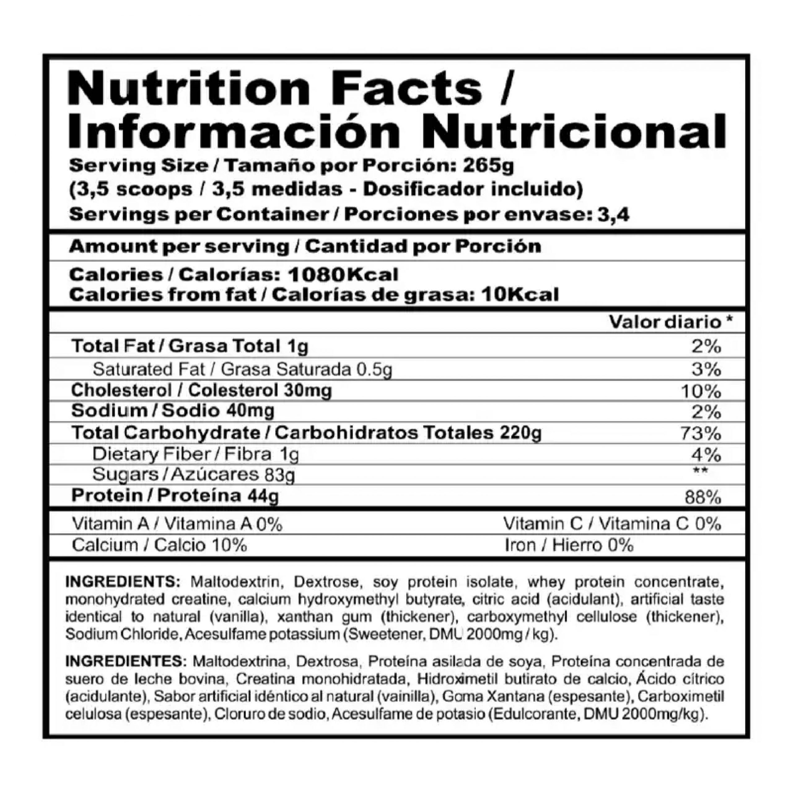 TABLA MEGAPLEX CREATINE POWER 2 LIBRAS MS_Mesa de trabajo 1_Mesa de trabajo 1