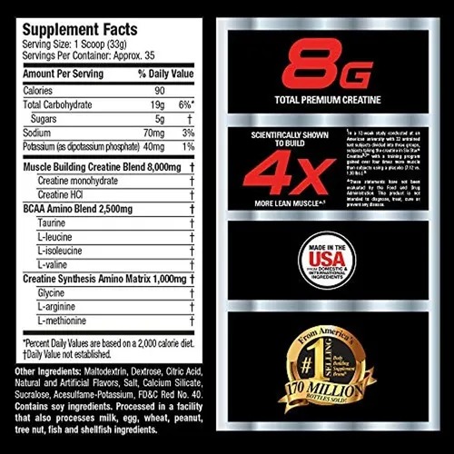 CREATINE X3 2.5 LIBRAS SIX STAR Outlet Fit Colombia